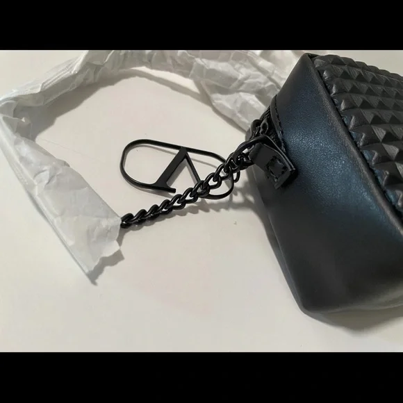 VALENTINO Black Chain Crossbody Bag - Picture 7 of 10